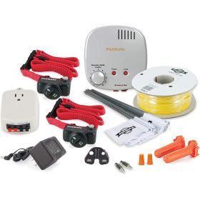 PetSafe Basic In-Ground Pet Fence ï¿½ Includes TWO Waterproof Collars